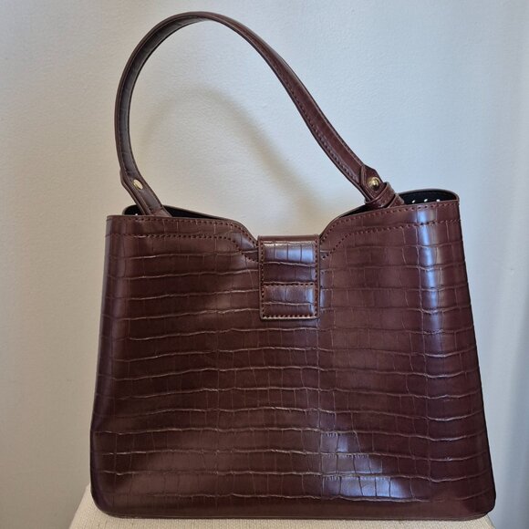 Brown Croc Purse - Picture 3 of 8